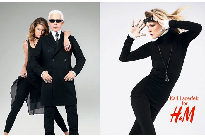 Karl Lagerfeld collaboration with h&M