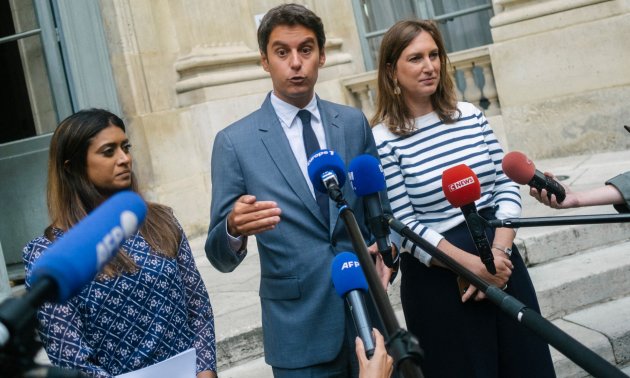 french Education Minister Gabriel Attal