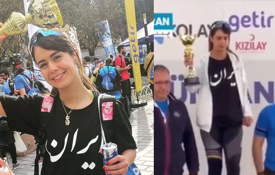 Niloufar Mardani skate Iran