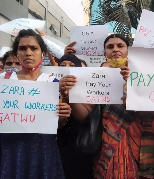 strike garment workers
                