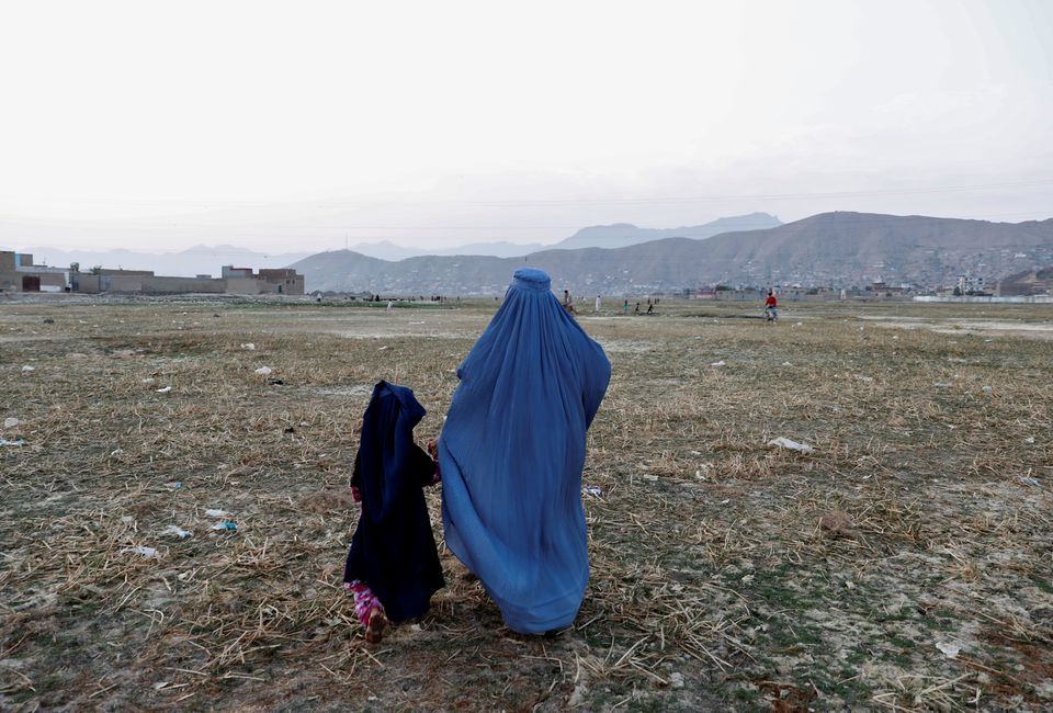 Afghanistan blue burka