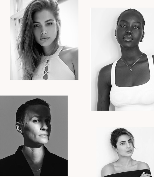 Priyanka Chopra, Megan Rapinoe, and Valentina Sampaio as Victoria's Secret bran ambassadors